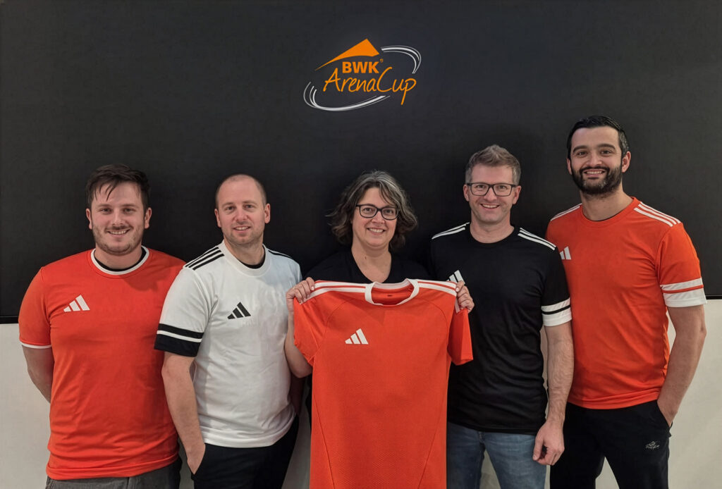 BWK-ArenaCup_Top-Orga_web BWK-ArenCup Top-Orga Team: Jan Ehrhardt, Jonas Halder, Sonia Rummler, Jens Betsch, Dario Caeiro