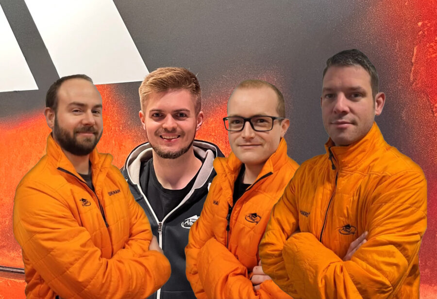 Vier Köpfe halten den BWK-ArenaCup am Laufen